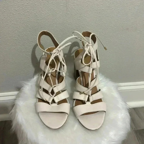 COACH Larissa Lace-Up City Gladiators Chunky Heel Sandals - Picture 3 of 5